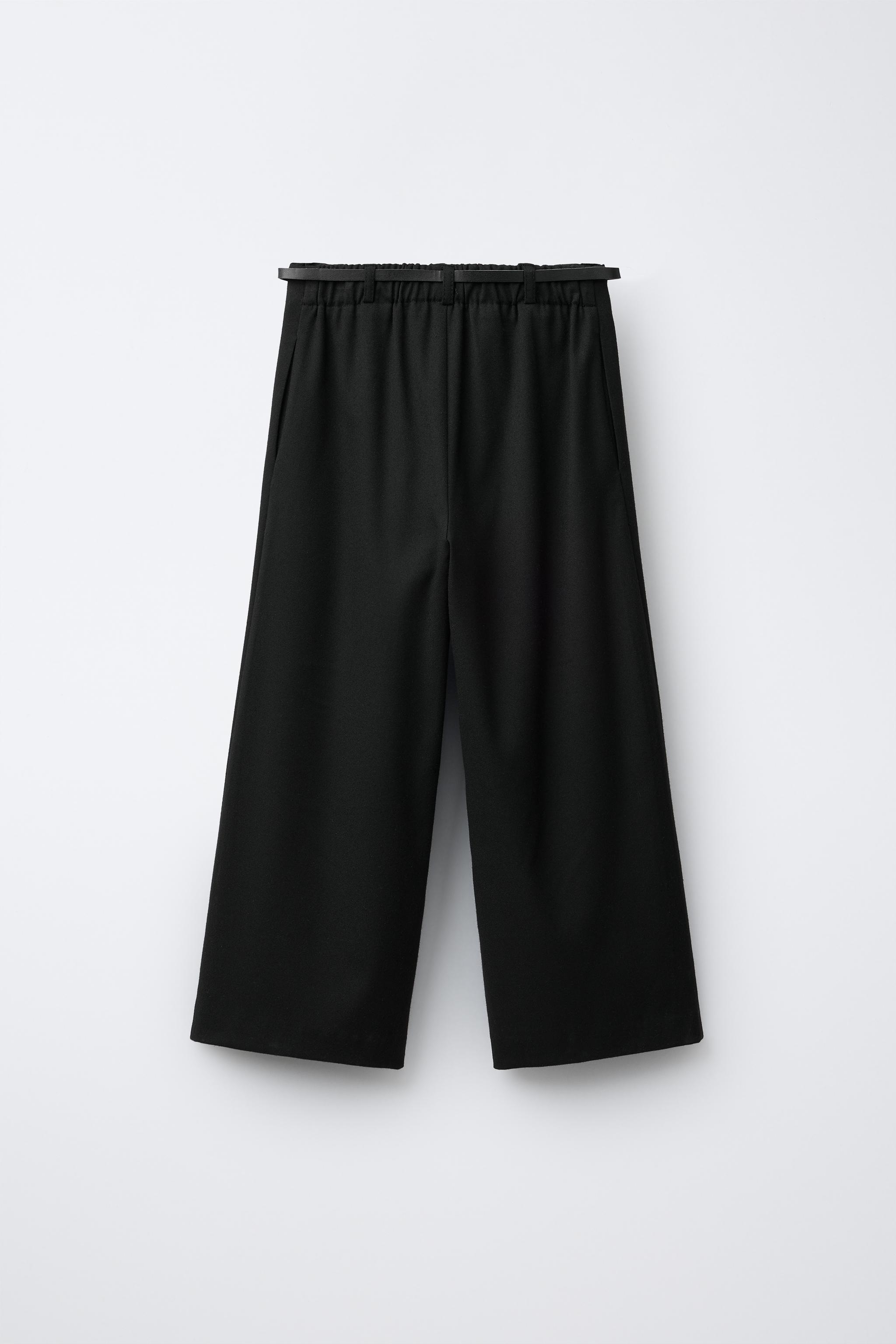 PANTALON JUPE-CULOTTE AVEC CEINTURE